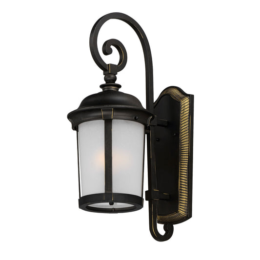 Maxim Dover LED 1-Light Outdoor Wall Lantern in Bronze 56094FSBZ