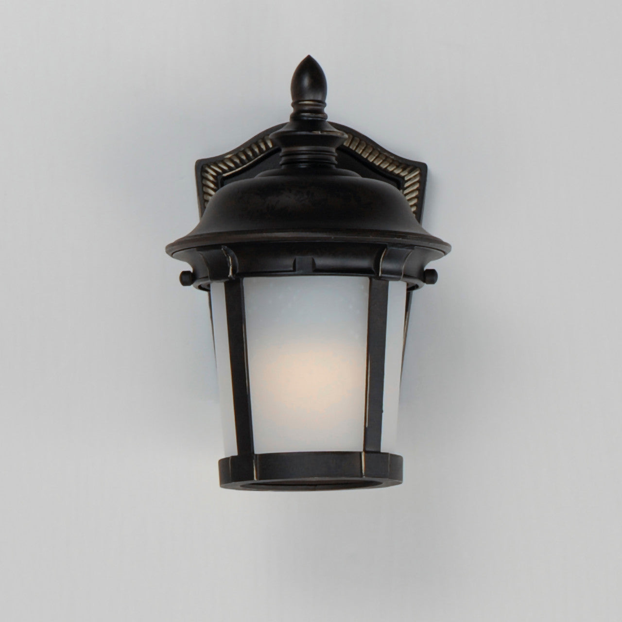 Maxim Dover LED 1-Light Outdoor Wall Lantern in Bronze 56096FSBZ