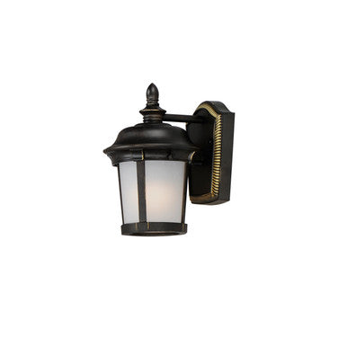 Maxim Dover LED 1-Light Outdoor Wall Lantern in Bronze 56096FSBZ