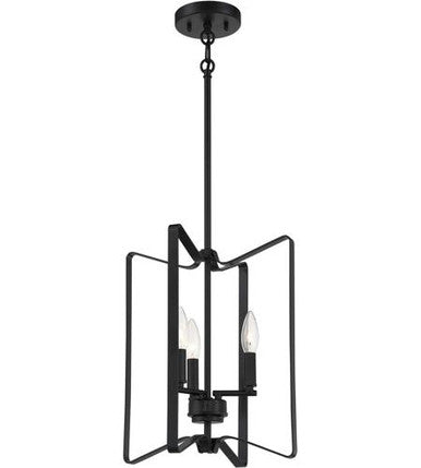 Craftmade Shayna Foyer 3  Light  Flat Black in Flat Black 56133-FB