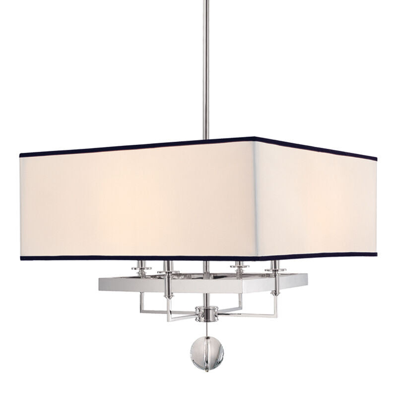 Hudson Valley Lighting Gresham Park Chandelier in Polished Nickel 5646-PN