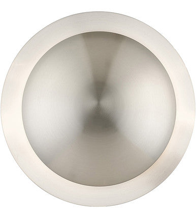 Livex Lighting Ventura Collection 2 Light Brushed Nickel Medium Semi-Flush/ Wall Sconce 56571-91