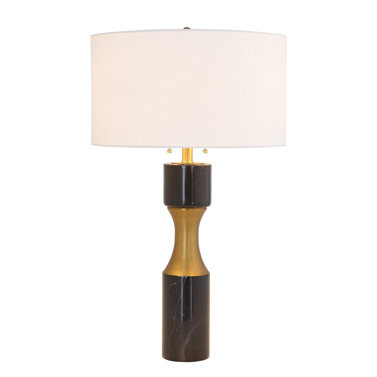 Global Views Marble Cinch Lamp in Black 8.82974