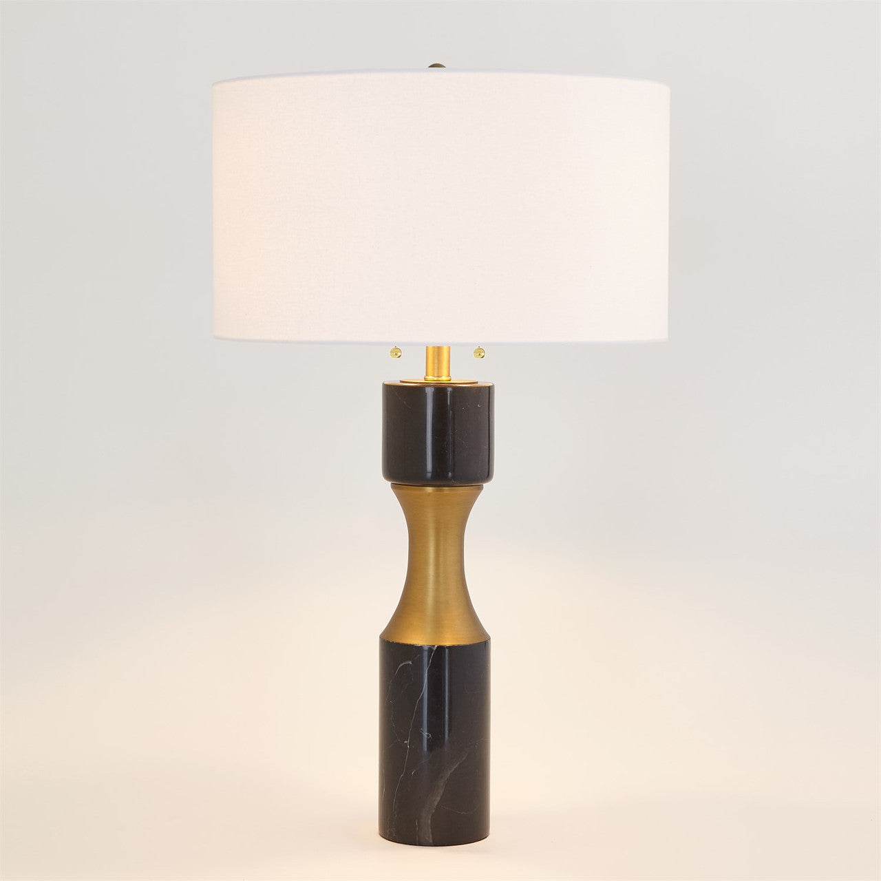 Global Views Marble Cinch Lamp in Black 8.82974