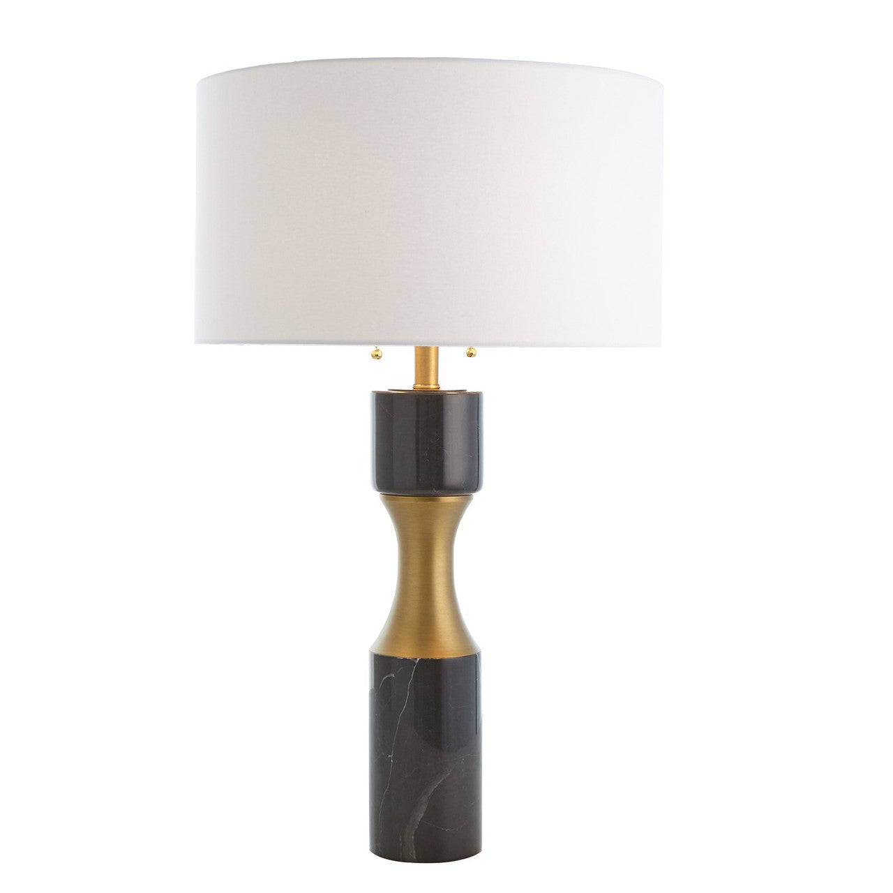 Global Views Marble Cinch Lamp in Black 8.82974