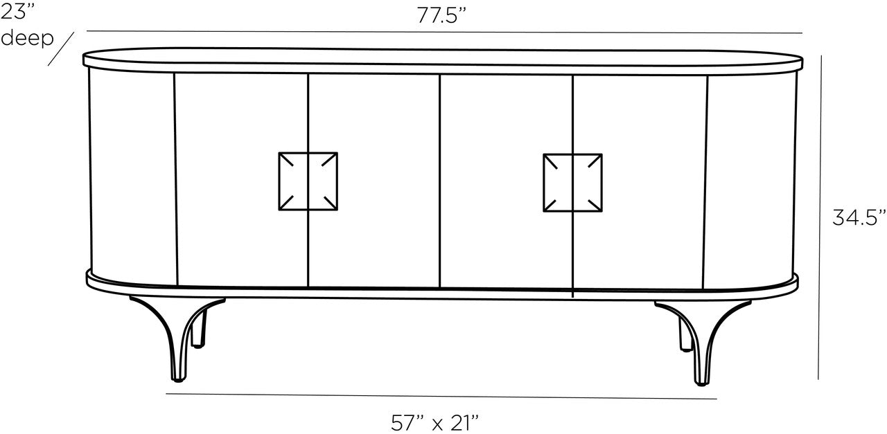 Arteriors Home Nathaniel Credenza 5687