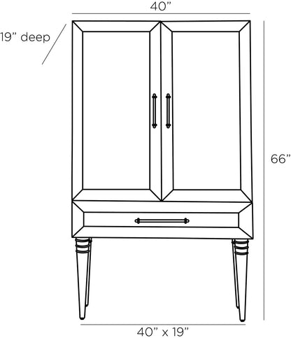 Arteriors Home Melrose Cocktail Cabinet 5692