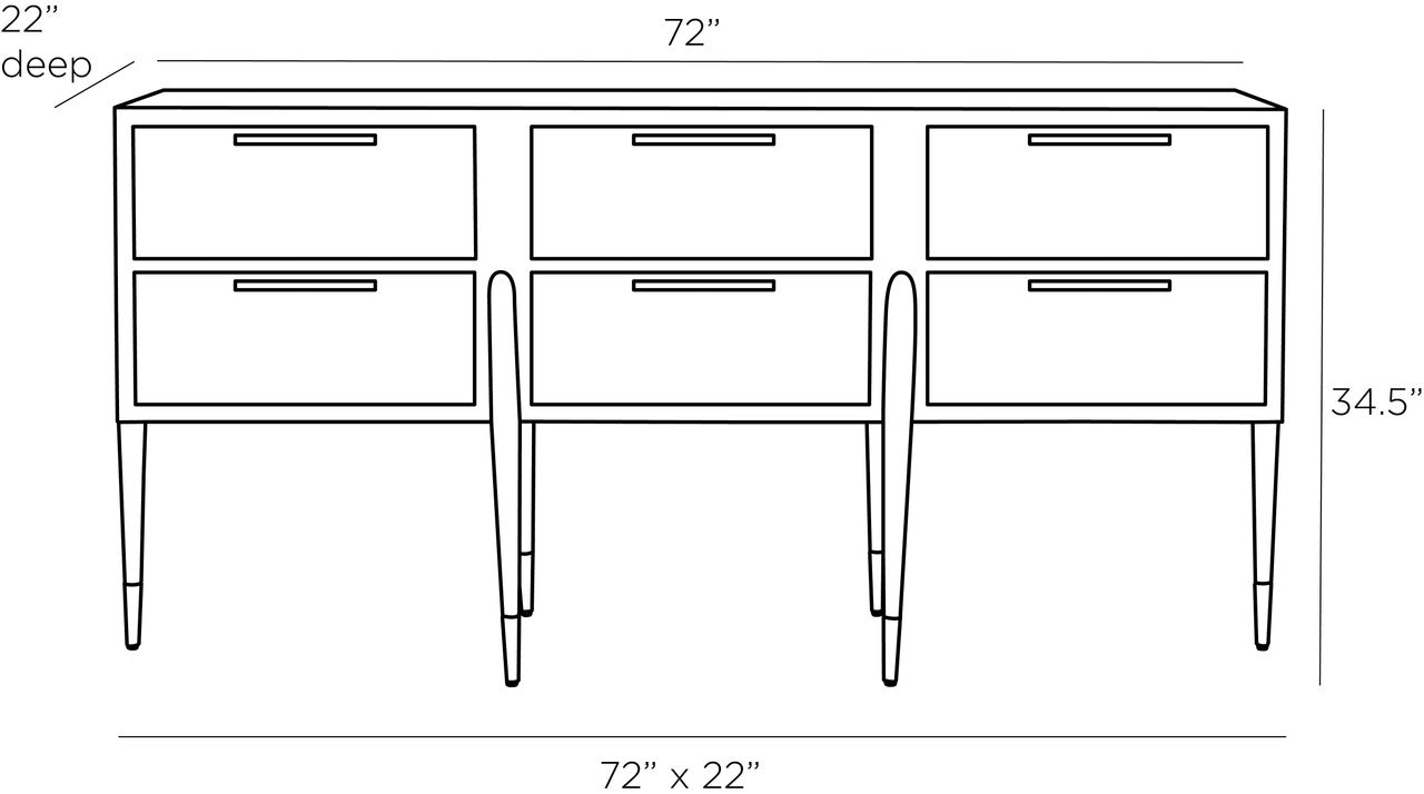 Arteriors Home Moody Credenza 5703