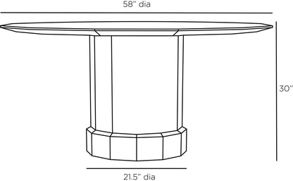 Arteriors Home Reuben Dining Table 5707