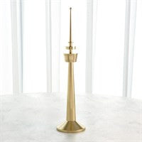 Global Views Radio Tower Sculpture-Brass-Large 9.93703