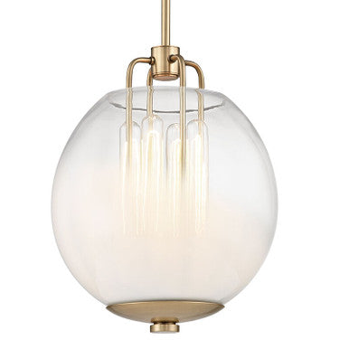 Hudson Valley Lighting Sawyer Pendant in Aged Brass 5712-AGB