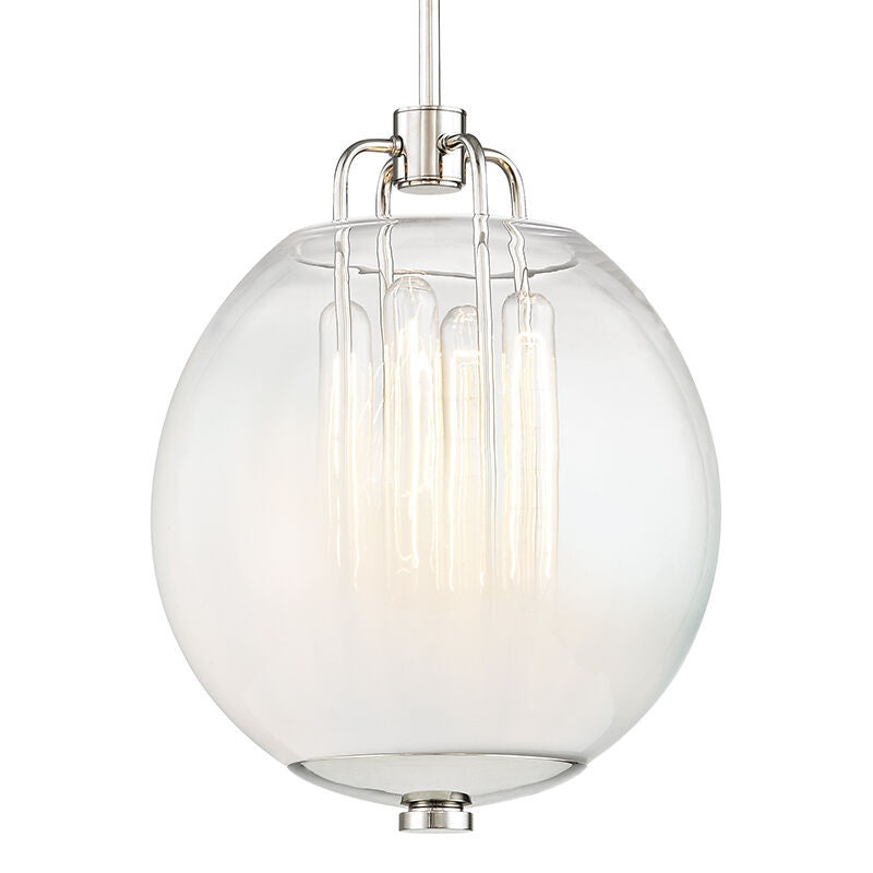 Hudson Valley Lighting Sawyer Pendant in Polished Nickel 5712-PN