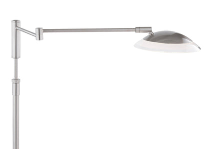 Arnsberg Meran Turbo Table Lamp in Satin Nickel 572310107