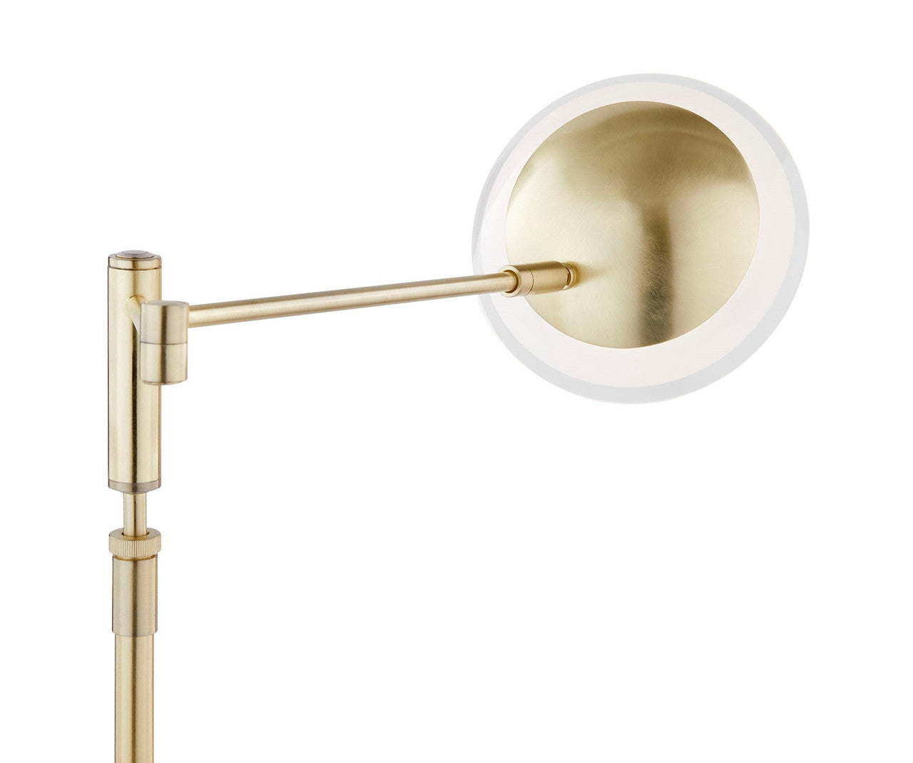 Arnsberg Meran Turbo Table Lamp in Satin Brass 572310108