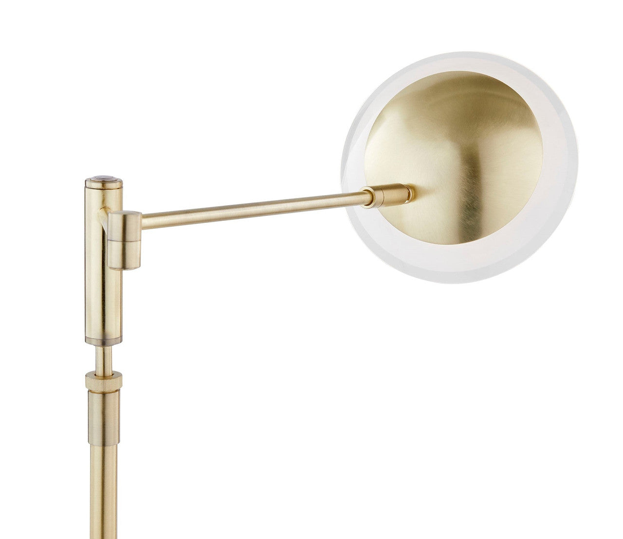 Arnsberg Meran Turbo Table Lamp in Satin Brass 572310108