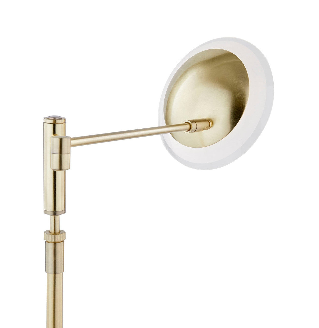 Arnsberg Meran Turbo Table Lamp in Satin Brass 572310108