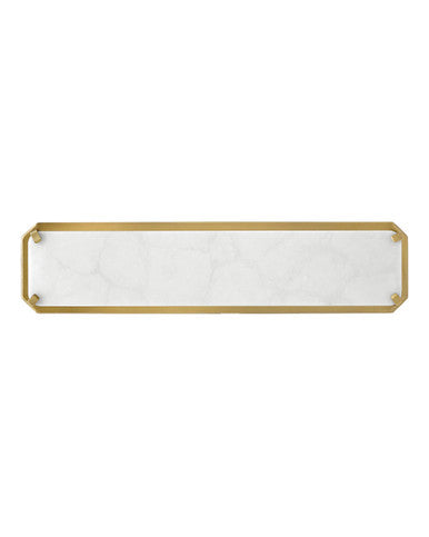 Hinkley Lighting Serene Medium LED Vanity Heritage Brass 57232HB