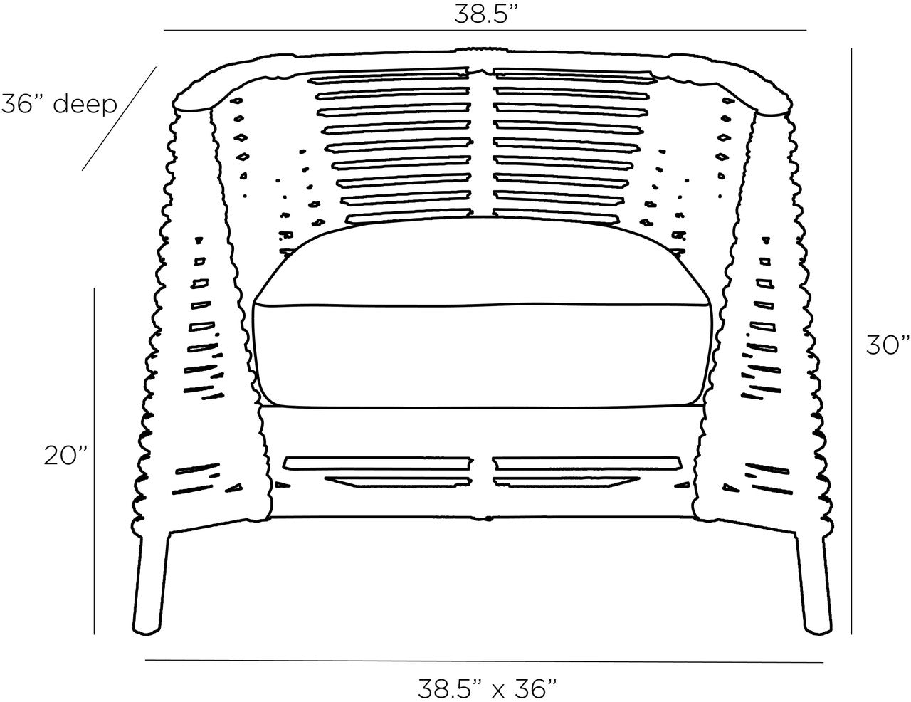 Arteriors Home Rafferty Lounge Chair 5750