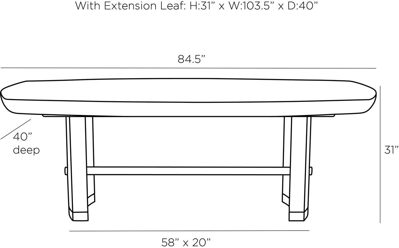 Arteriors Home Pembroke Dining Table 5760