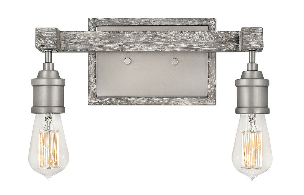 Hinkley Lighting Denton Two Light Vanity Pewter 5762PW