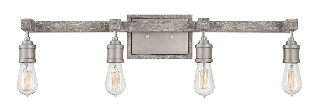 Hinkley Lighting Denton Four Light Vanity Pewter 5764PW