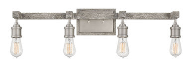 Hinkley Lighting Denton Four Light Vanity Pewter 5764PW