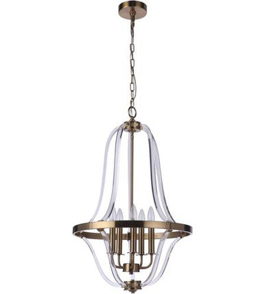 Craftmade Graclyn 5 Light Foyer in Satin Brass 57735-SB