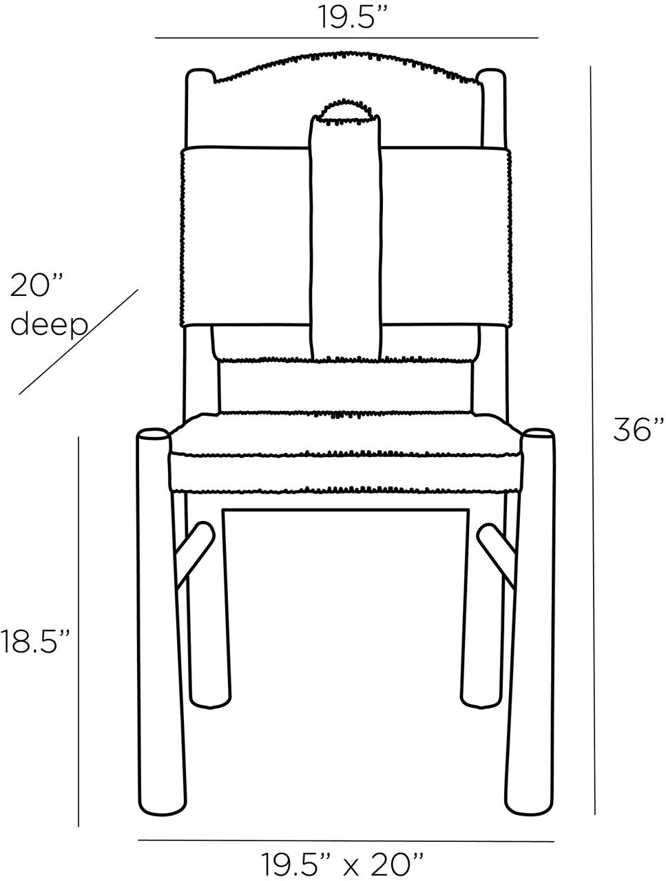 Arteriors Home Solange Dining Chair 5775