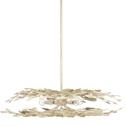 Currey & Co. Maidenhair Cream Semi-Flush Mount 9000-1108