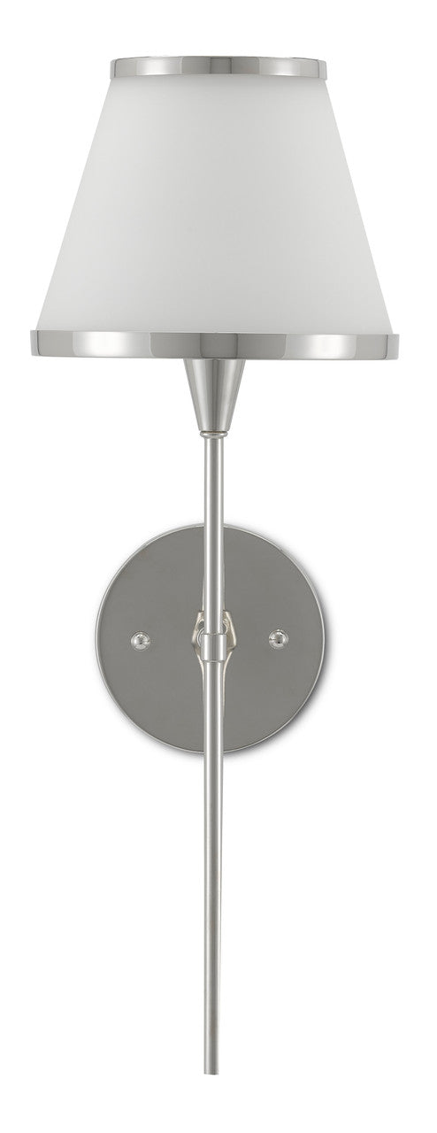 Currey & Co. Brimsley Nickel Wall Sconce 5800-0002