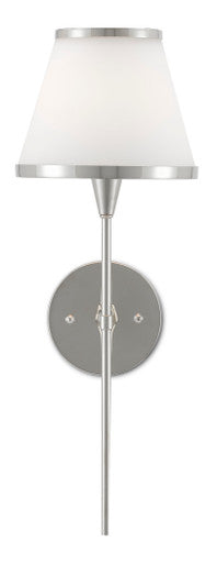 Currey & Co. Brimsley Nickel Wall Sconce 5800-0002