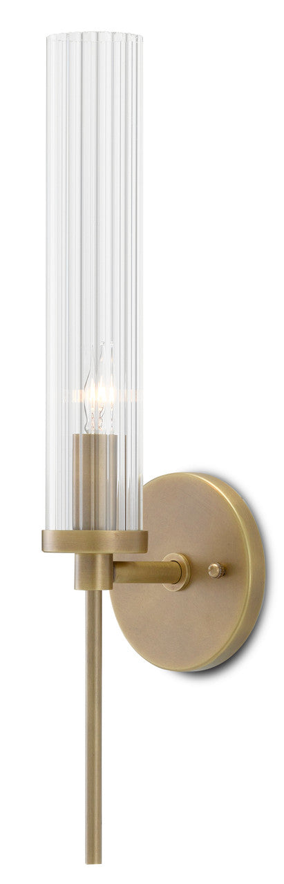 Currey & Co. Bellings Brass Wall Sconce 5800-0004