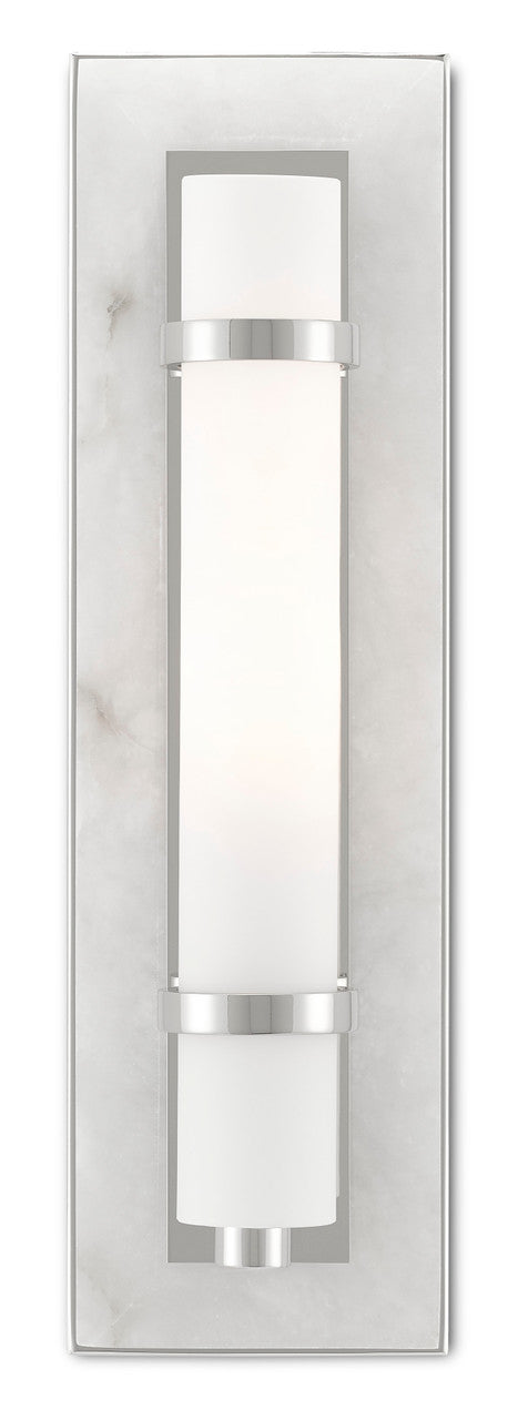 Currey & Co. Bruneau Nickel Wall Sconce 5800-0017