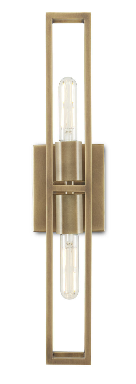 Currey & Co. Bergen Brass Wall Sconce 5800-0019