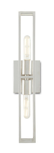 Currey & Co. Bergen Nickel Wall Sconce 5800-0020