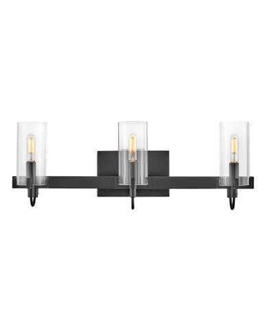 Hinkley Lighting Ryden Three Light Vanity in Black 58063BK