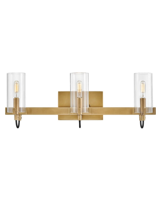 Hinkley Lighting Ryden Three Light Vanity in Heritage Brass 58063HB