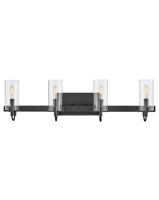 Hinkley Lighting Ryden Four Light Vanity in Black 58064BK