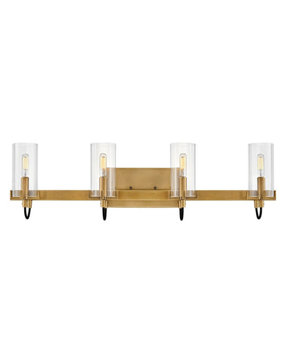 Hinkley Lighting Ryden Four Light Vanity in Heritage Brass 58064HB