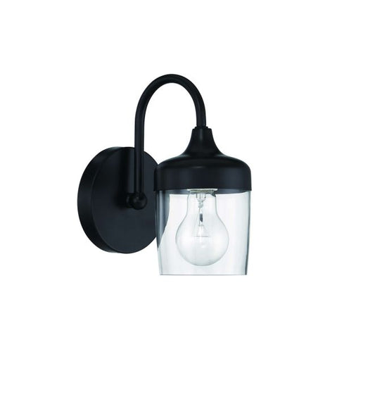 Craftmade Wrenn 1 Light Wall Sconce in Flat Black 58101-FB