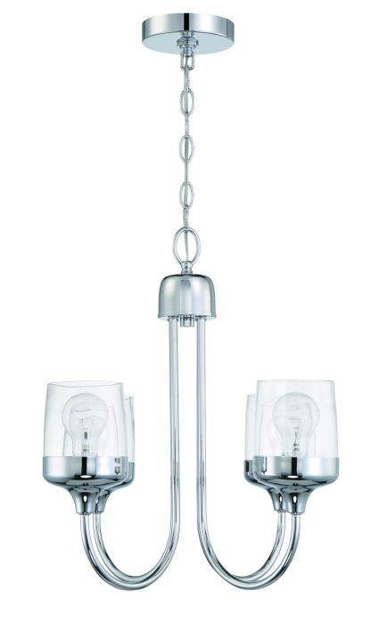 Craftmade Wrenn 4 Light Chandelier in Chrome 58124-CH