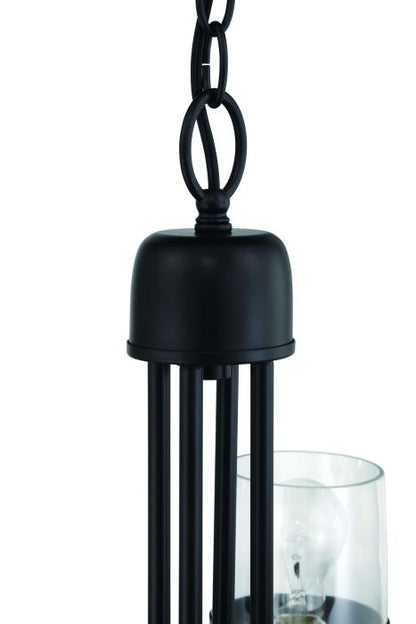 Craftmade Wrenn 4 Light Chandelier in Flat Black 58124-FB