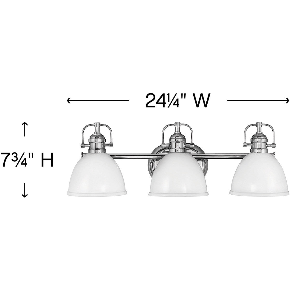 Hinkley Lighting Rowan Three Light Vanity Chrome 5813CM