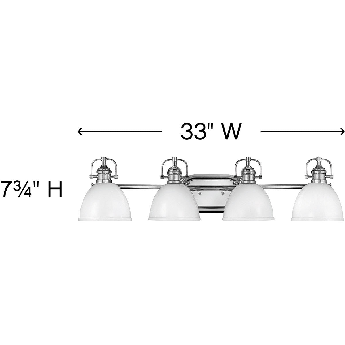 Hinkley Lighting Rowan Four Light Vanity Chrome 5814CM