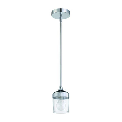 Craftmade Wrenn 1 Light Mini Pendant in Chrome 58191-CH