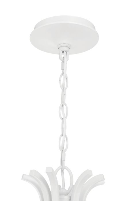 Craftmade Kokomo 9 Light Chandelier in Matte White 58329-MWW