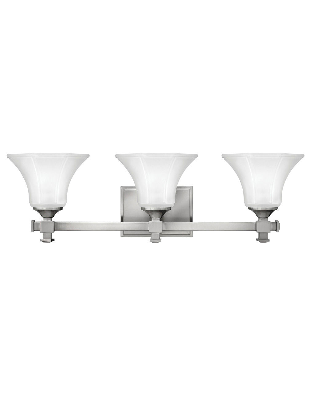 Hinkley Lighting Abbie Three Light Vanity Brushed Nickel 5853BN