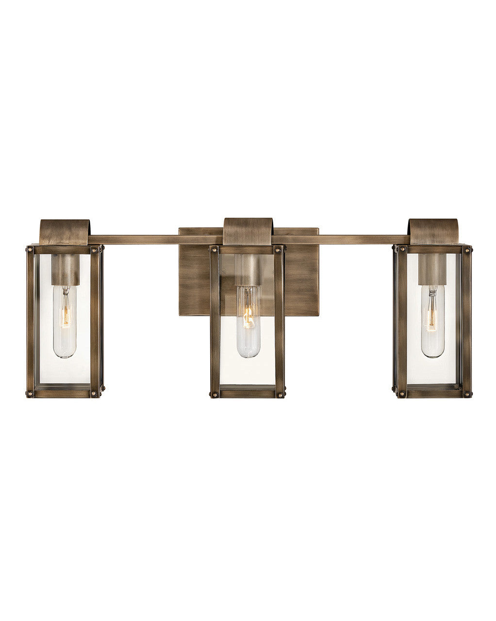 Hinkley Lighting Sag Harbor Three Light Vanity Burnished Bronze 5863BU