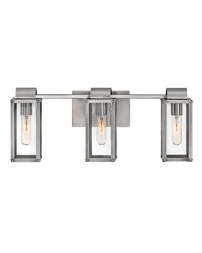 Hinkley Lighting Sag Harbor Three Light Vanity Polished Antique Nickel 5863PL