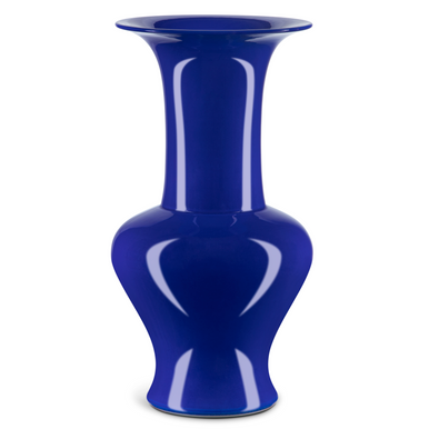 Currey & Co. Ocean Blue Corolla Vase 1200-0695